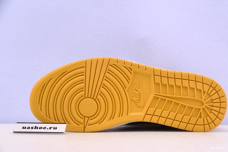 1 Jordan Black OG High Air 555088-701 Pollen Retro 0201